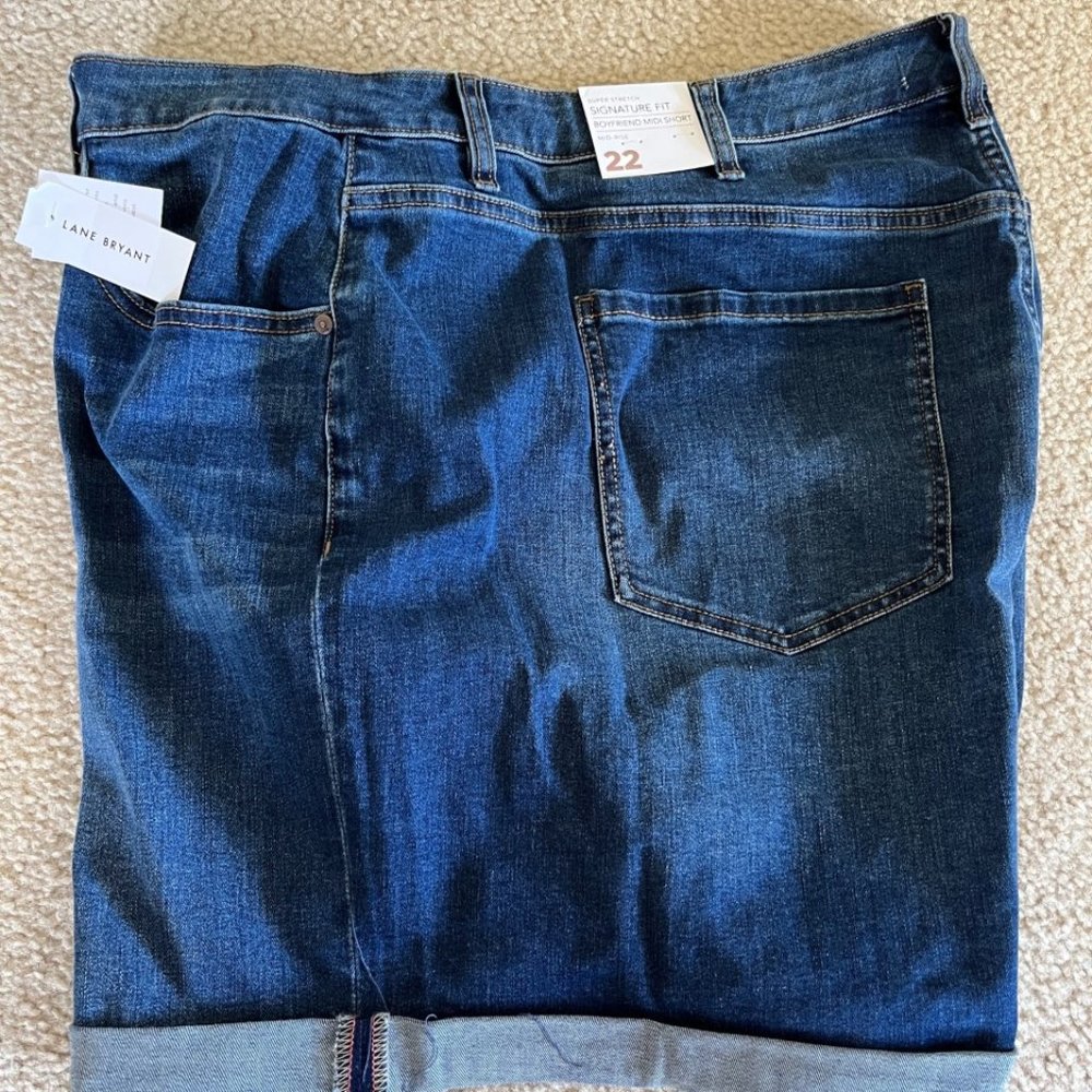 Lane Bryant Signature Fit Denim Shorts (jean/boyfriend style)